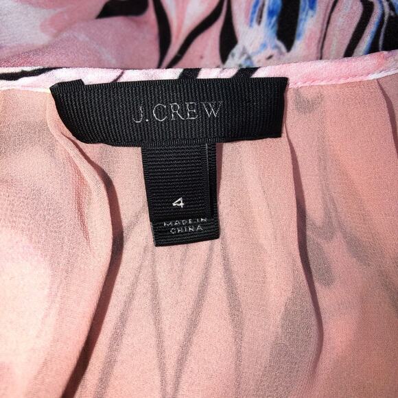 J Crew Cap Sleeve Marble Print Top 4 EUC - Picture 6 of 9